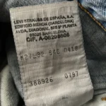 jean levi's vintage 646 bootcut w27 étiquette