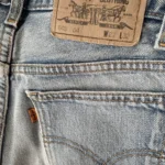 jean levi's vintage 646 bootcut w27 orange tab