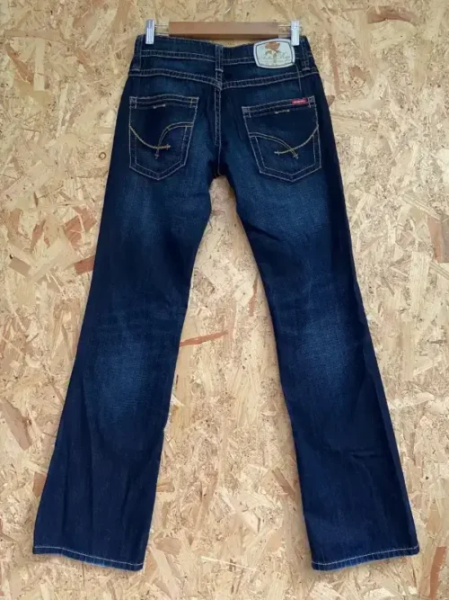 jean indian rose low waist bootcut y2k dos