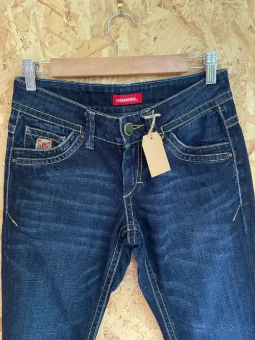 jean indian rose low waist bootcut y2k taille