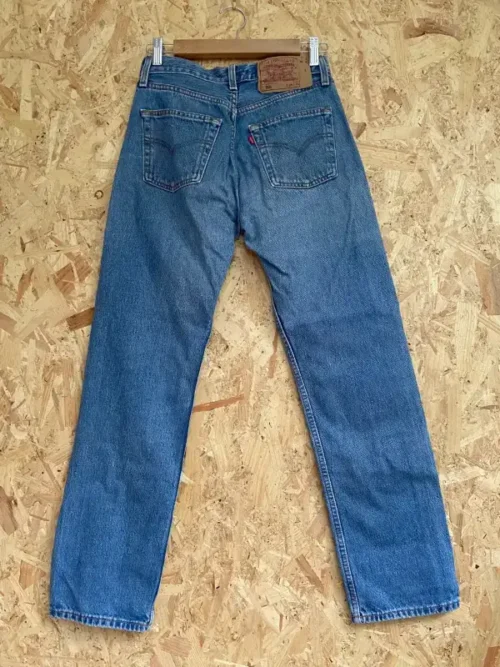 jean vintage levis 501 straight 2000 y2k dos