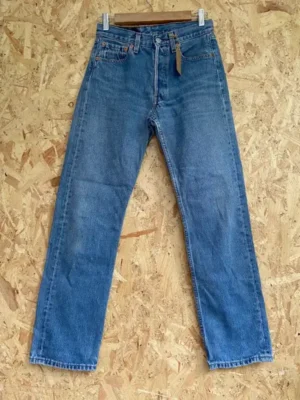 jean vintage levis 501 straight 2000 y2k face