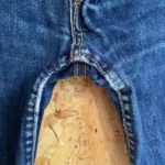 jean vintage levis 501 straight 90s entrejambe