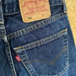 jean vintage levis 501 straight 90s red tab