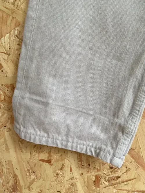 jean vintage levis straight 501 beige ourlet