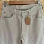 jean vintage levis straight 501 beige taille
