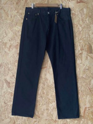 jean vintage levis 501 noir 2000 straight face