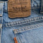 jean vintage levis 505 made in usa w32 orange tab