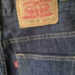 jean vintage levis 507 bootcut flare 2000 W27 red tab