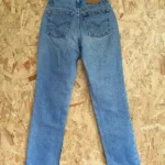jean vintage levis 512 slim fit straight size 3 dos