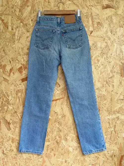jean vintage levis 512 slim fit straight size 3 dos