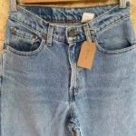 jean vintage levis 512 slim fit straight size 3 taille