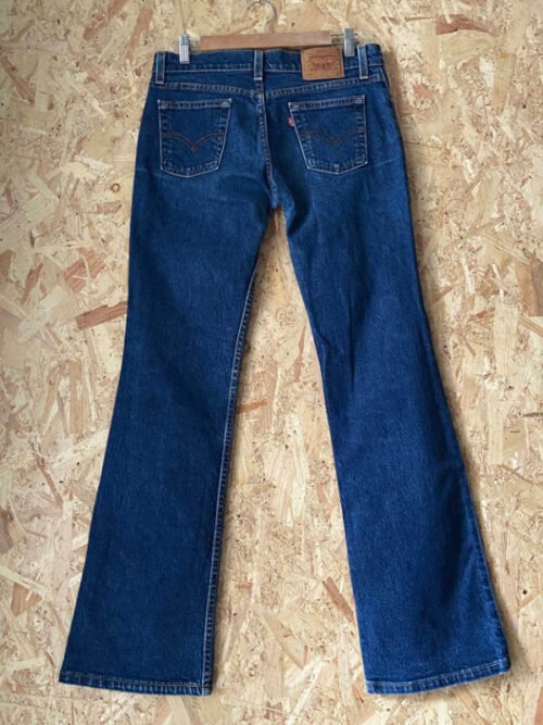 jean vintage levis 518 taille basse superlow bootcut dos