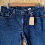jean vintage levis 518 taille basse superlow bootcut taille