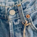 jean vintage levis 535 90s straight bouton