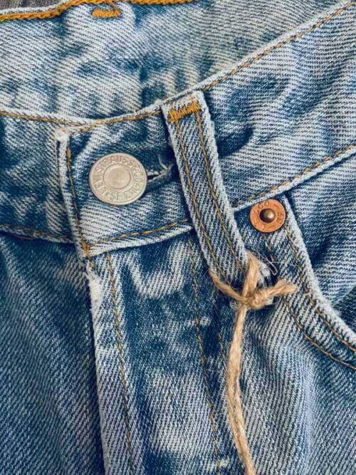 jean vintage levis 535 90s straight bouton