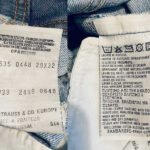 jean vintage levis 535 90s straight etiquette
