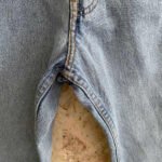 jean vintage levis 901 mom made in france entrejambe