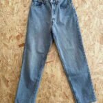 jean vintage levis 901 mom made in france face