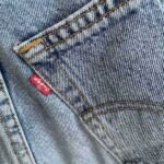 jean vintage levis 901 mom made in france red tab