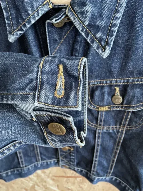veste jean vintage Lee Jacket Established 1889 manche
