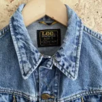 veste jean vintage lee union made jacket 90 col