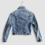 veste lee bleu clair vintage 90s dos
