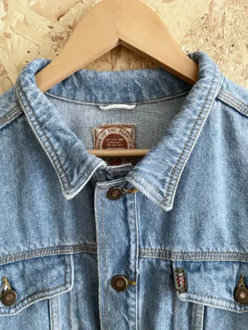 veste jean lee cooper southern comfort casual wear 80s col