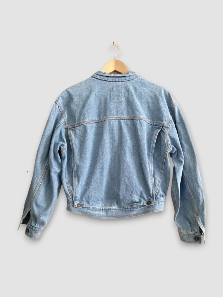 veste jean trucker lee cooper southern comfort 80s dos