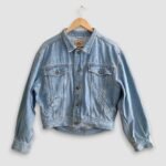 veste jean trucker lee cooper southern comfort 80s face