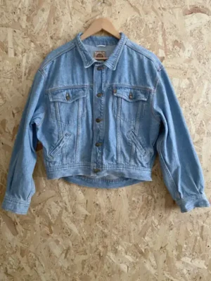 veste jean lee cooper southern comfort casual wear 80s face