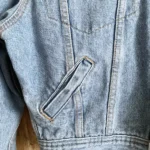 veste jean lee cooper southern comfort casual wear 80s poche