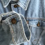 veste jean lee cooper southern comfort casual wear 80s manche