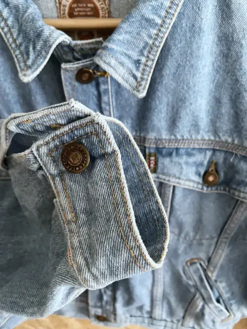 veste jean lee cooper southern comfort casual wear 80s manche