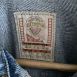 veste jean vintage lee cooper moviewood cinema 90 etiquette