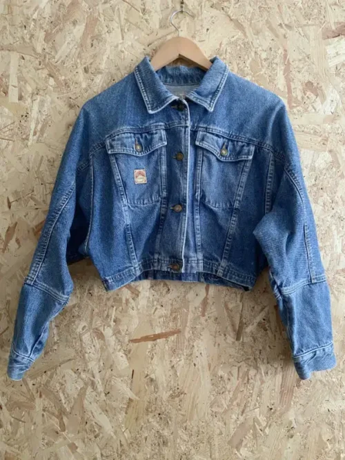 veste jean vintage lee cooper moviewood cinema 90 face