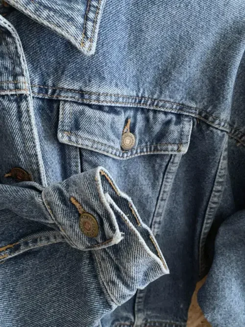 veste jean vintage lee cooper moviewood cinema 90 manche