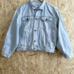 veste jean vintage oboush oversize 80 face