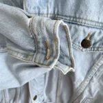 veste jean vintage oboush oversize 80 manche