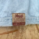 veste oboush oversize 80s patch arrière