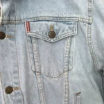 veste oboush oversize 80s poche plaquée poitrine