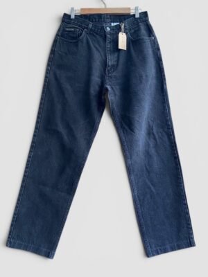 jean vintage calvin klein noir made in usa 90s face