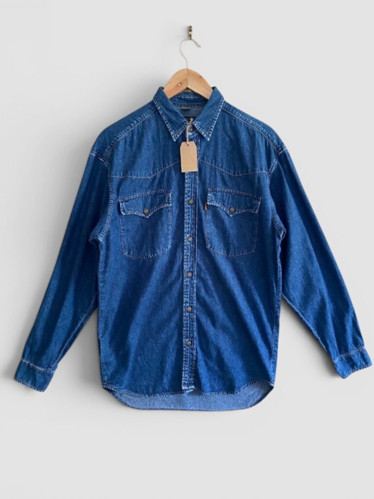 chemise levi's oversize orange tab face