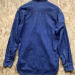 chemise jean levi's orange tab 90 bleu brut small dos