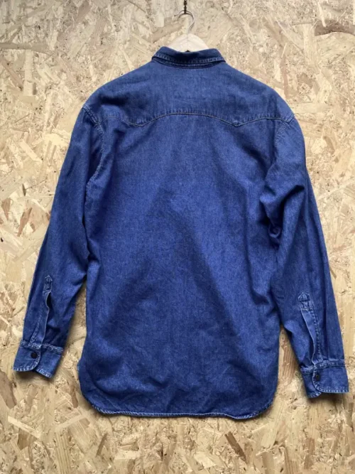 chemise jean levi's orange tab 90 bleu brut small dos