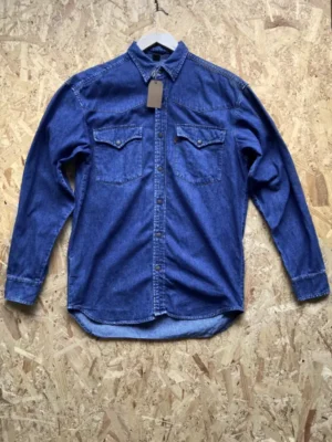 chemise jean levi's orange tab 90 bleu brut small face