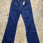 jean vintage levis 607 bootcut w29 70s bleu brut face