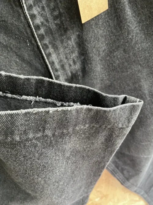 jean vintage calvin klein noir made in usa 90s ourlet