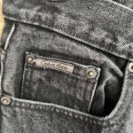 jean vintage calvin klein noir made in usa 90s poche
