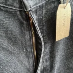 jean vintage calvin klein noir made in usa 90s zip